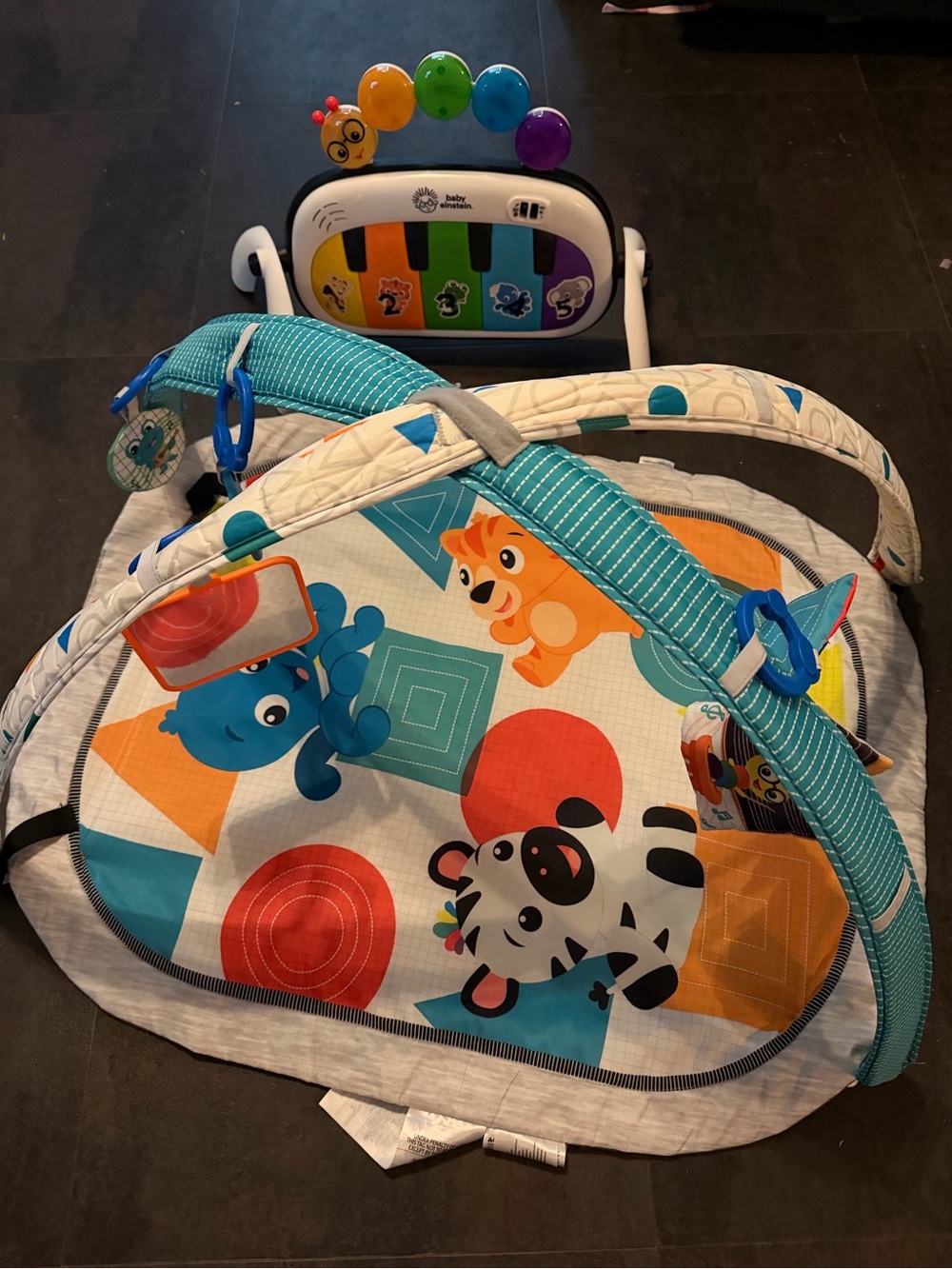 Baby Einstein Colorful Piano Play Gym - Blue/Multicolor